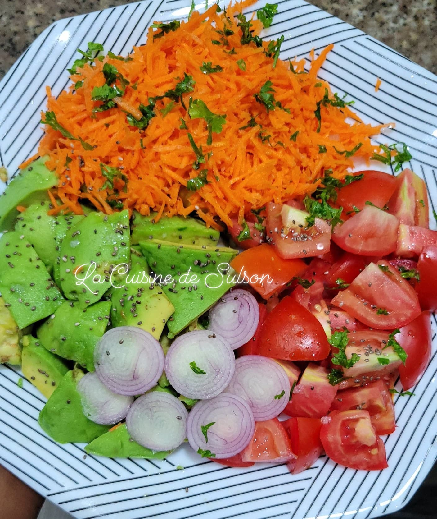 Vinaigrette au corrosol avec soupçon de kankan pas de mayonnaise😷
