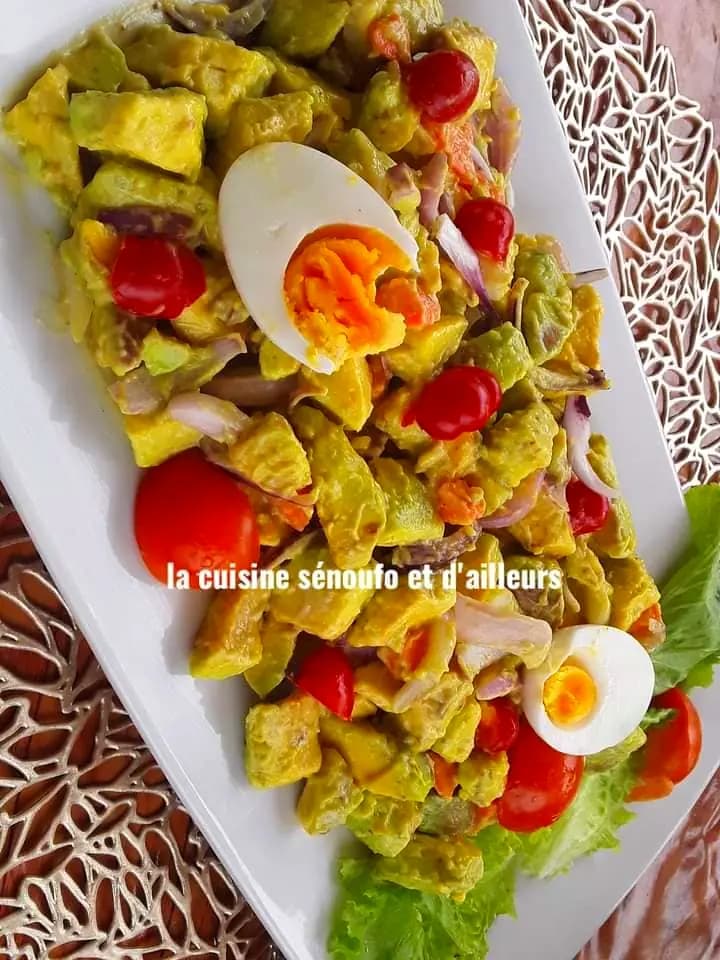 Salade d’avocat.