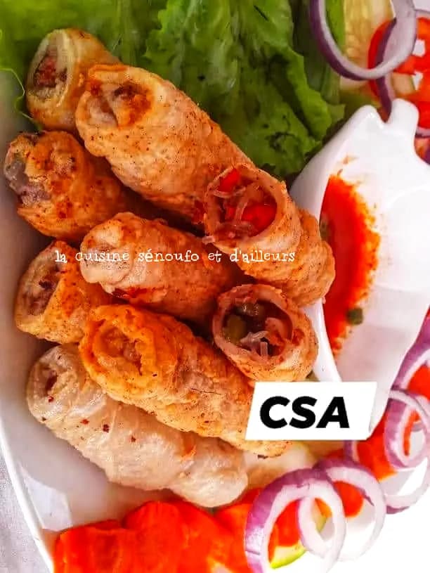Nems au blanc de poulet.