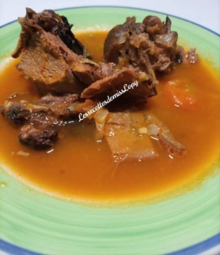 Le pépé soupe de biche bien pimenté