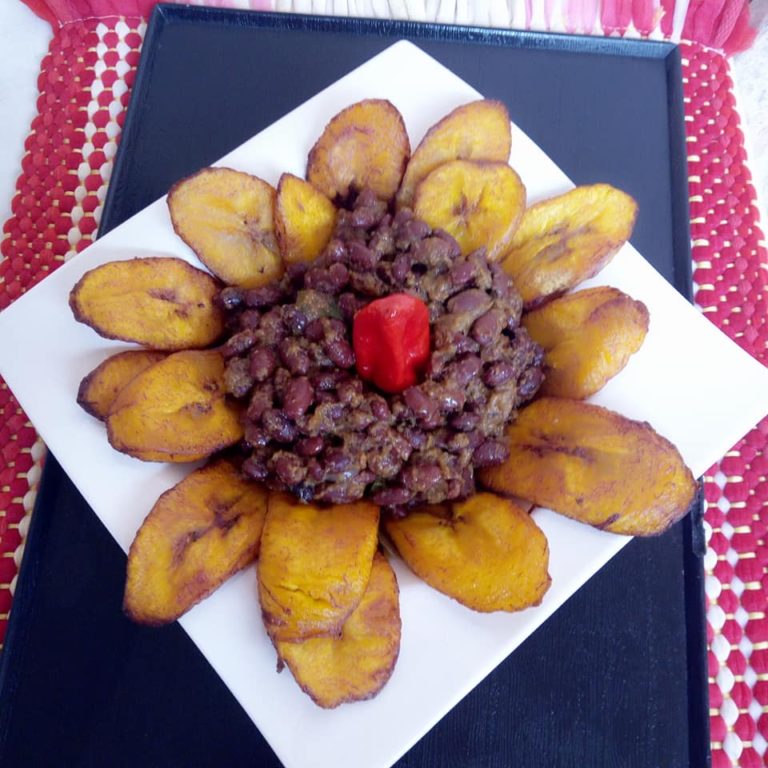 Haricot rouge a la banane plantain Cuisine de Chez Nous