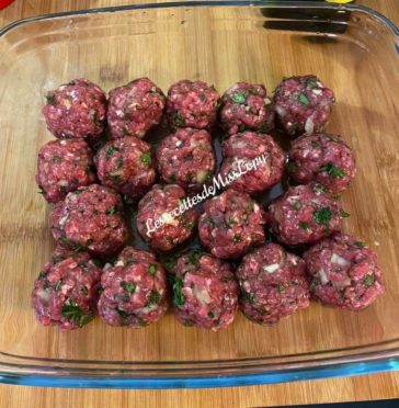 Boulettes de viande au four