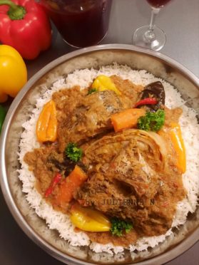 Sauce aux légumes sans matière grasse au poisson