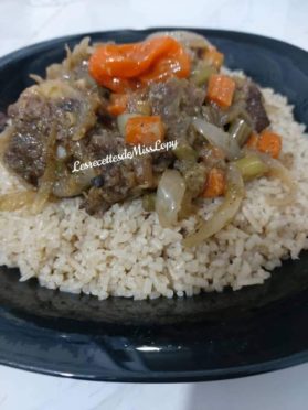Tchep bou yape ou tchep à la viande express