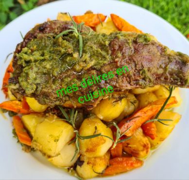 Côte de veau et pommes four by lolo