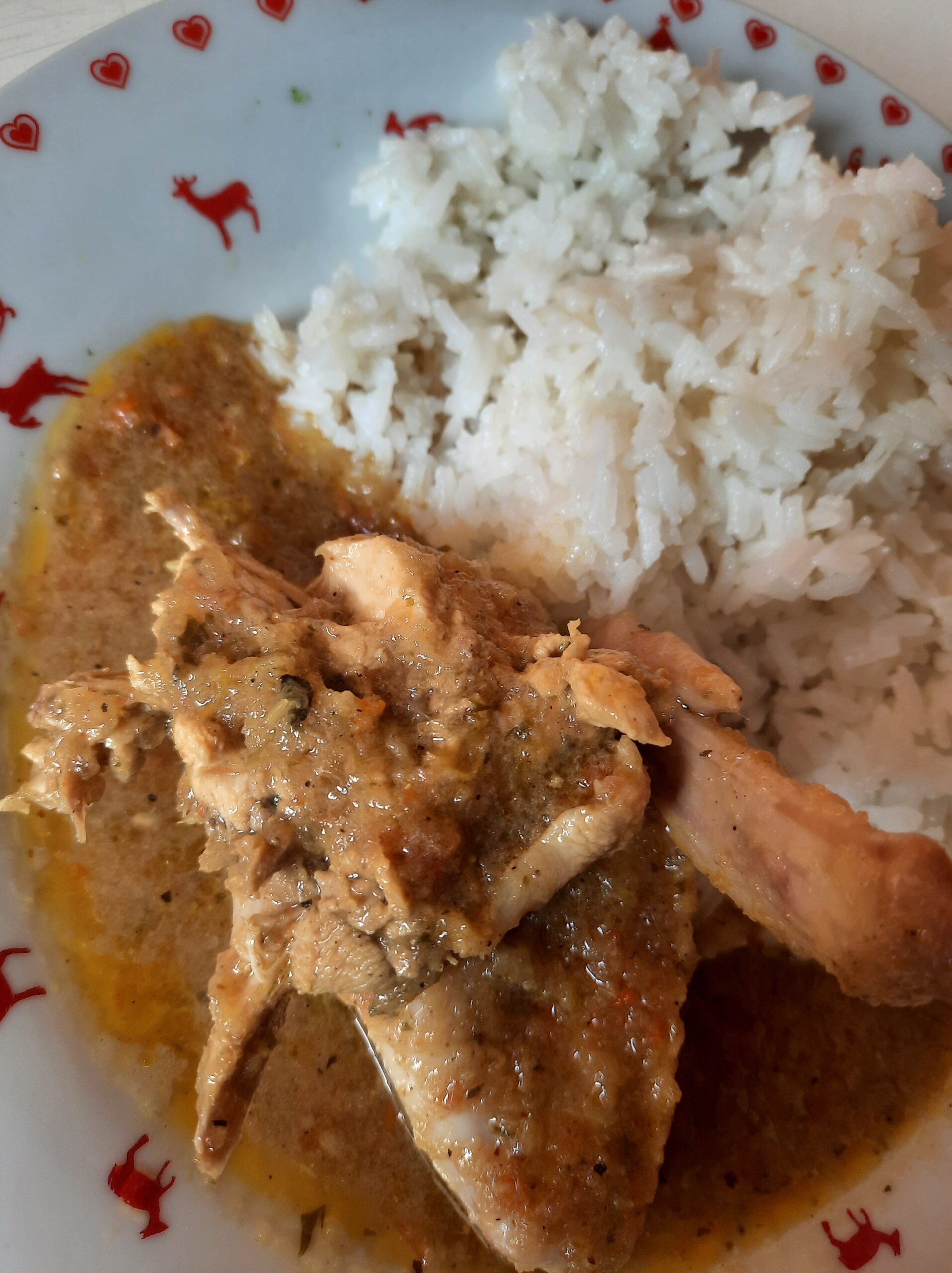 bouillon de poulet et riz Cuisine de Chez Nous