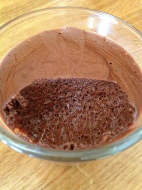 De la mousse au chocolat