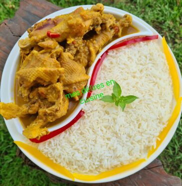 Poulet curry et moutarde