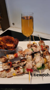 Brochettes de poulet