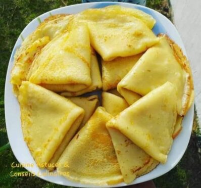 Crêpes au lait en poudre