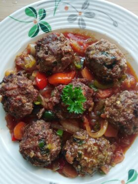 Des boulettes de viandes hachées