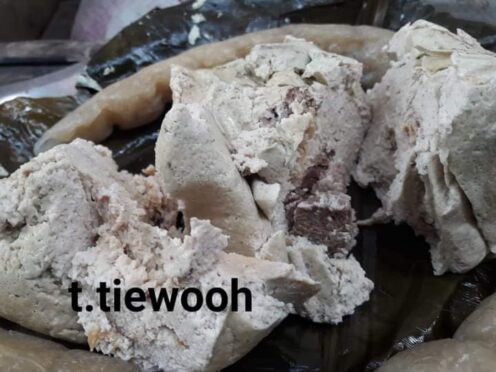Met de pistache et  bâton de manioc