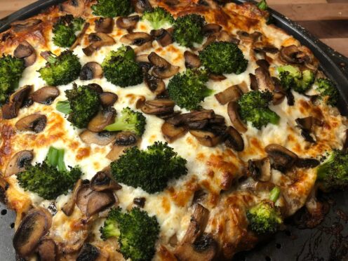 Pizza à la fondue chinoise