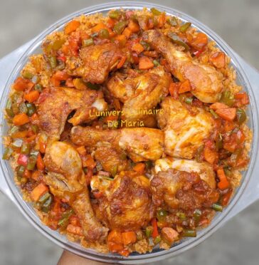 Jollof rice au poulet