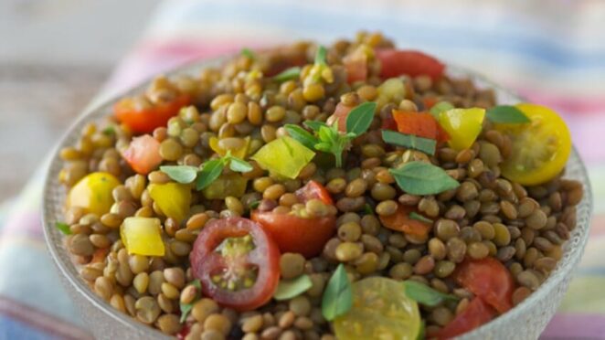Salade de lentilles