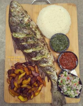 Un bon poisson braisé
