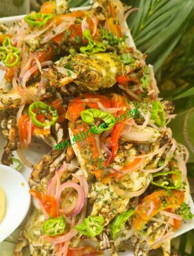 Crabes grillés