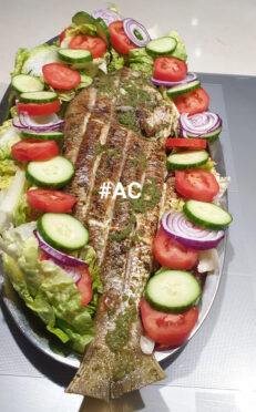 Poisson braisé