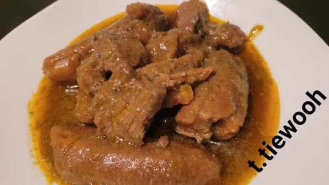 Kondre à la viande de boeuf