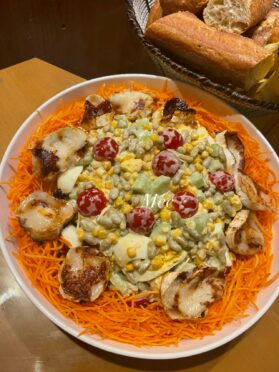 Salade d’avocat et fromage