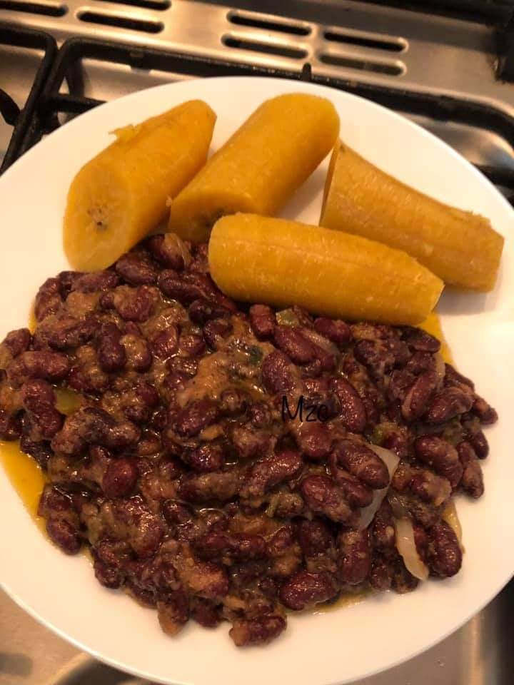 haricots rouges au plantains Cuisine de Chez Nous