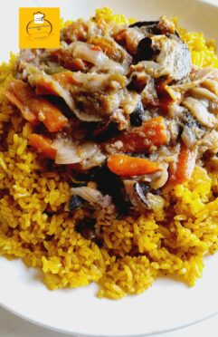 Riz sauté au curcuma