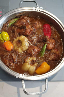 Soumbara lafidi avec pilons de  poulet