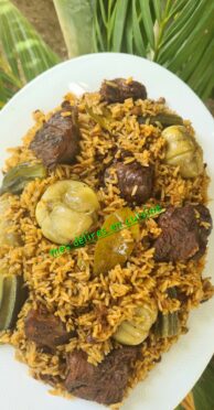 Riz soumara à la viande de bœuf