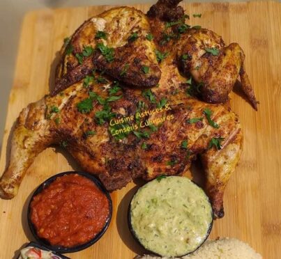 Poulet braisé