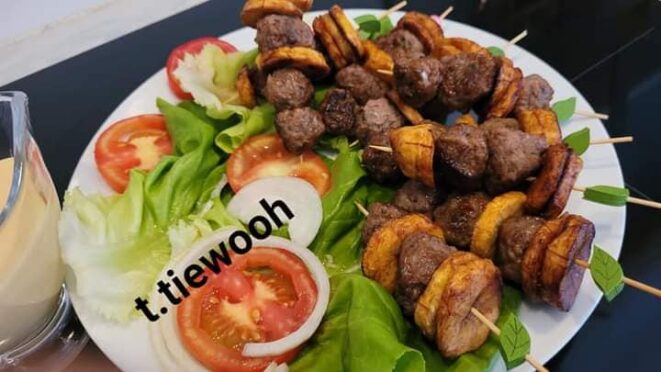 Boulettes de boeuf aux banane plantain