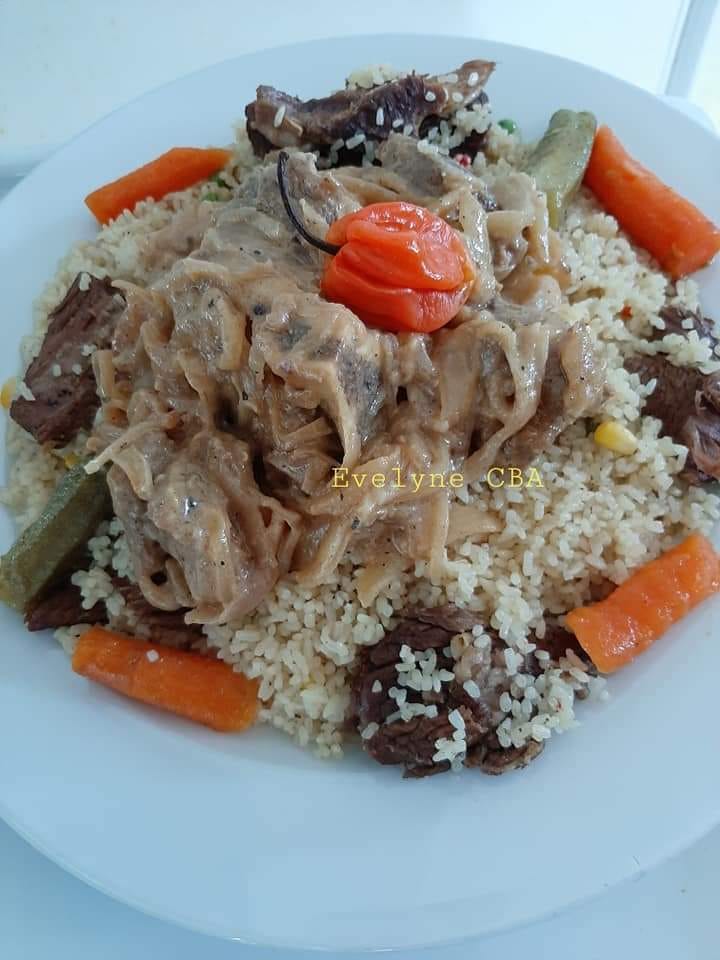 Riz gras avec sa petite sauce yassa - Cuisine de Chez Nous