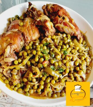 Petits pois au poulet
