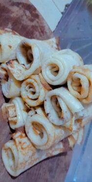 Crêpe aux petites de chocolat