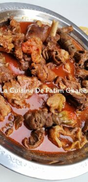 De la soupe de pattes& tête&tripes de mouton