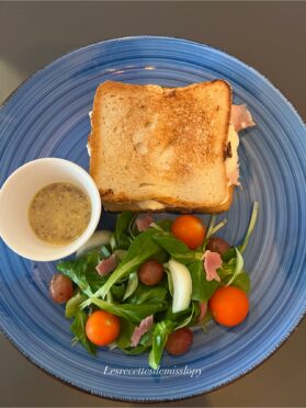 Croque monsieur à la poêle