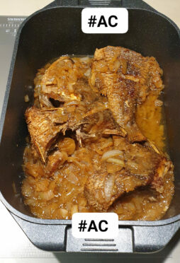 Poisson frit accompagnement  au choix