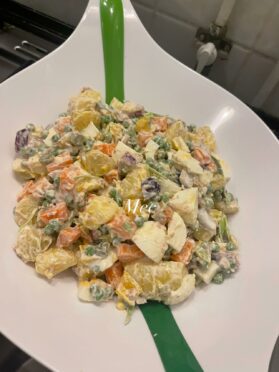 Macédoine de légumes au thon