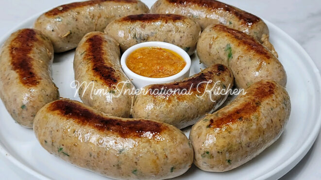 Des saucisses faite maison