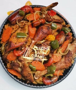 Du riz gras au poulet
