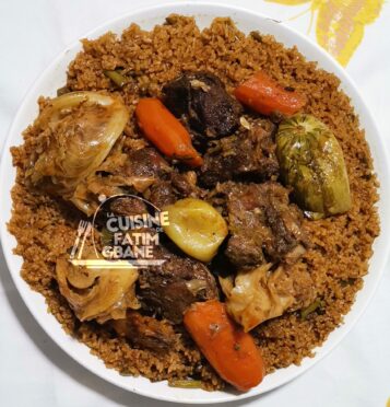 Délicieux tchep au mouton réalisée avec la marinade saveur royale de Les marinades de ninie