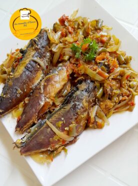 Sauté de poisson maquereau fumé tout en un