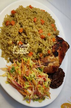 Du riz gras cuisiné avec l’assaisonnement « la fournée » de Les marinades de ninie