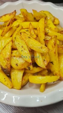 Pommes de terre sautées au four.