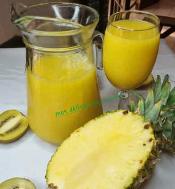 Jus d’ananas au kiwi