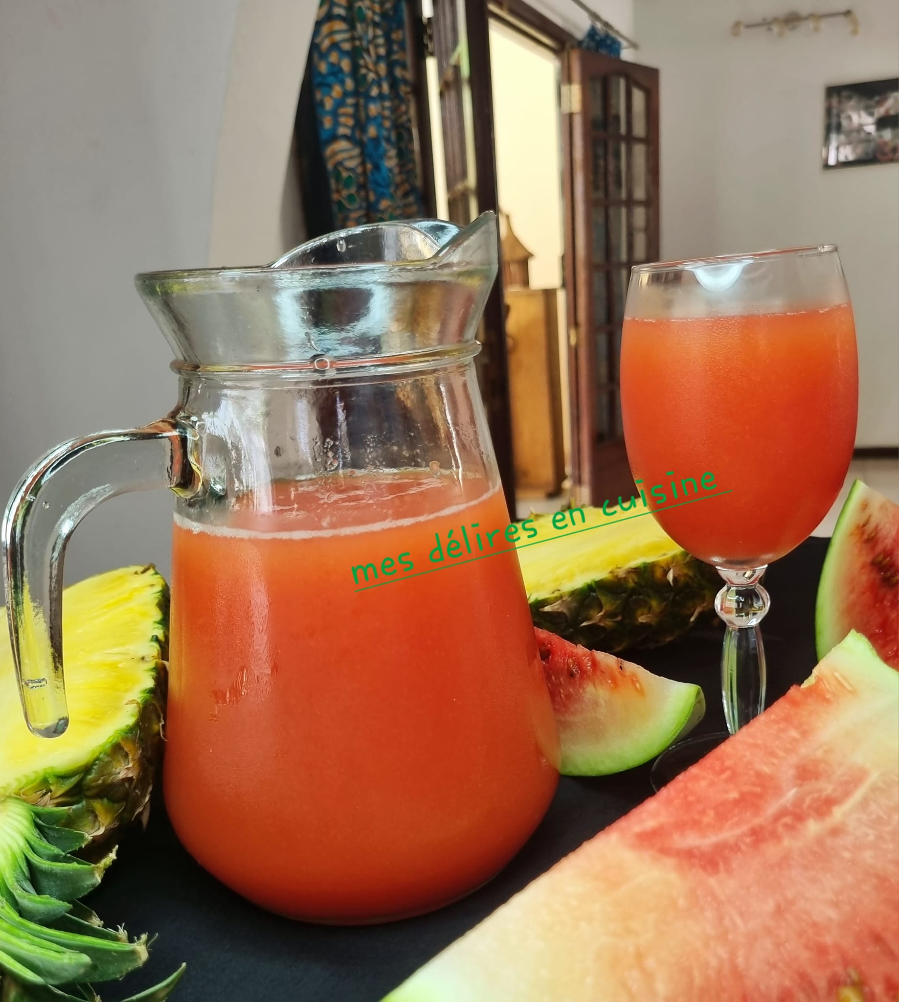 Jus de pastèque à l’ananas Cuisine de Chez Nous