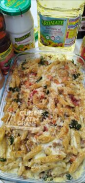 Du gratin de pâtes alimentaires 😋