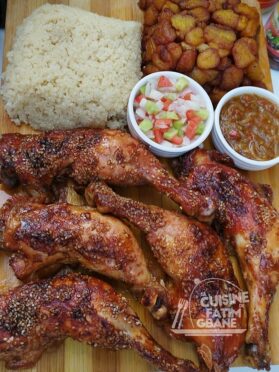 Des cuisses de poulet bien assaisonnées au four