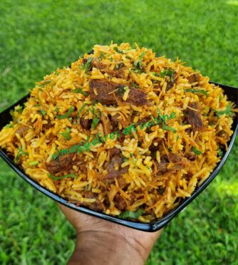 Riz aux Vermicelles Dorés et Émincés de Bœuf !