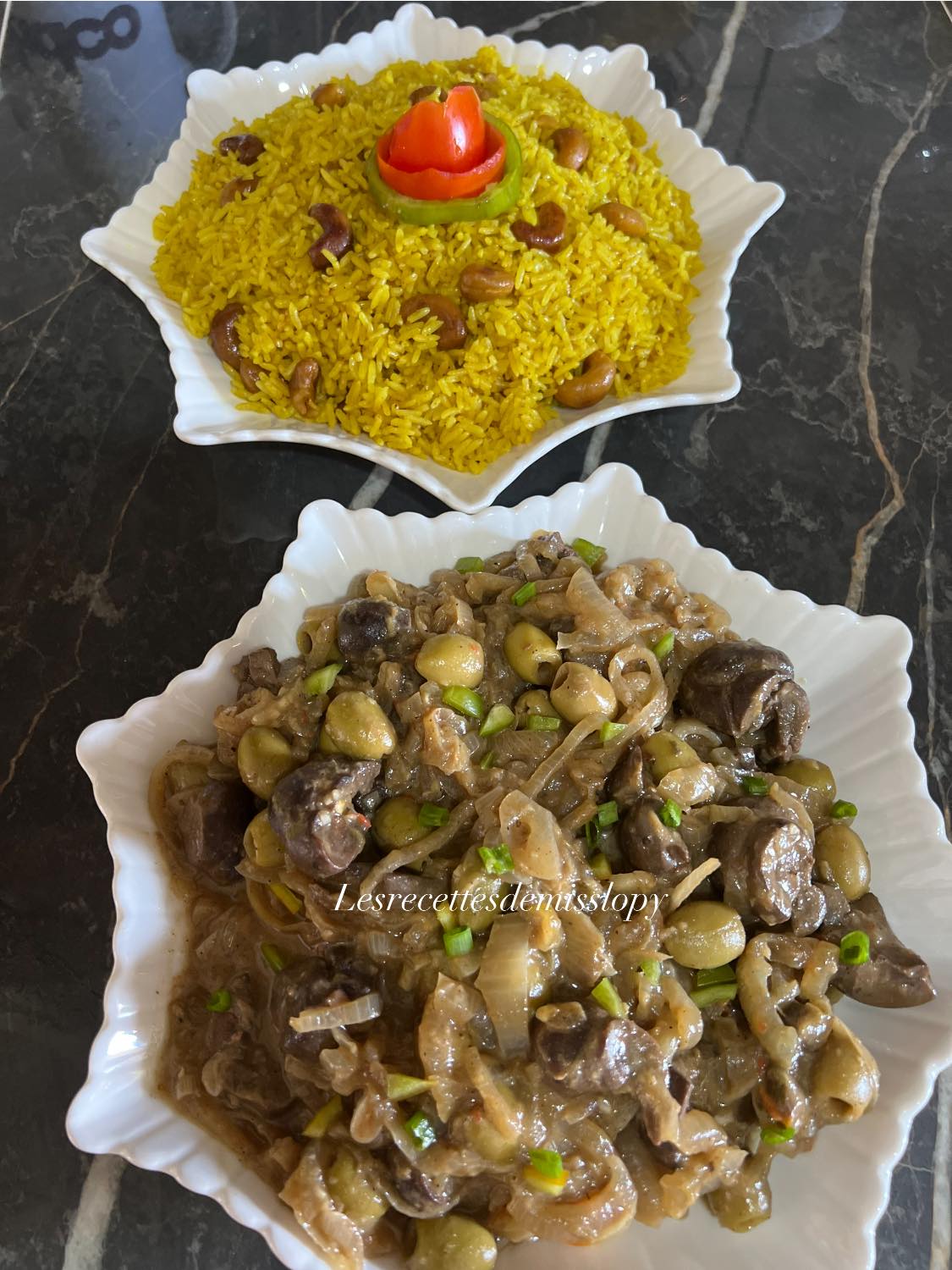 Yassa de Rognons et son Riz au Curry Parfumé !