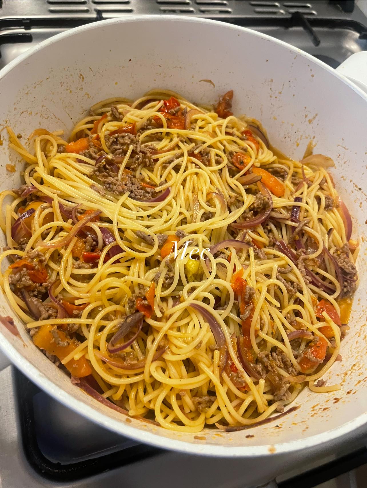Spaghettis à la viande hachée!!